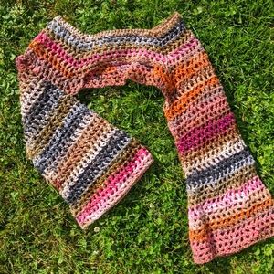 Handmade Crochet Shrug Super Crop Top w/ Bell Sleeves